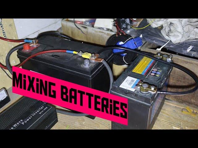 Connecting different batteries in parallel/series (AKIO TV)