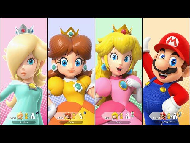 Super Mario Party Jamboree - Mario vs Peach vs Daisy vs Rosalina - King Bowser's Keep