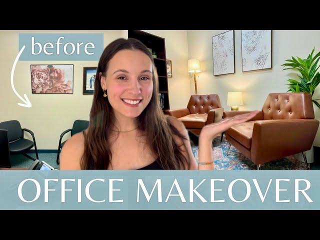 Thrifted OFFICE MAKEOVER // budget friendly ideas + final reveal