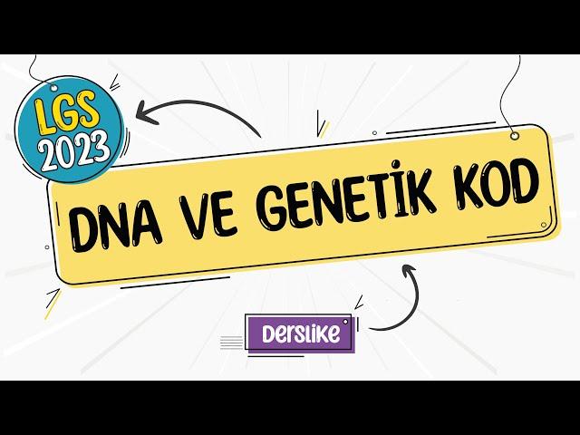 DNA ve Genetik Kod | LGS 2023