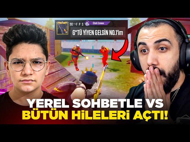 NO.1'İM DİYİP TÜM HİLELERİ AÇTI!  SASUKE İLE YEREL SOHBETTEKİ İNSANLARLA VS ATTIK!! | PUBG MOBILE