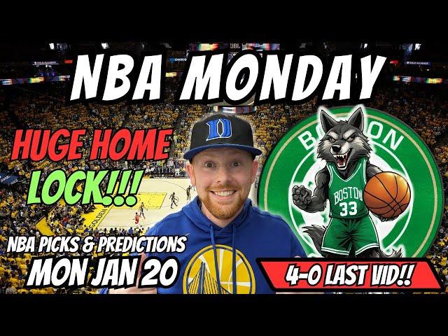 NBA Picks Today Monday 1/20/2025 | Free NBA Best Bets, Predictions & Player Props