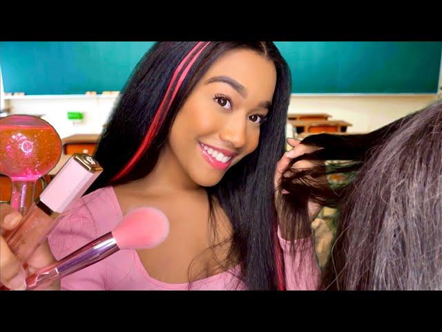 ASMR The Girl Behind You In Class Is Obsessed W/ The Color Pink  Personal Attention ASMR