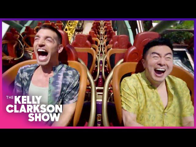Bowen Yang & Matt Rogers Epic Universe Exclusive Tour! | Kelly Clarkson Show