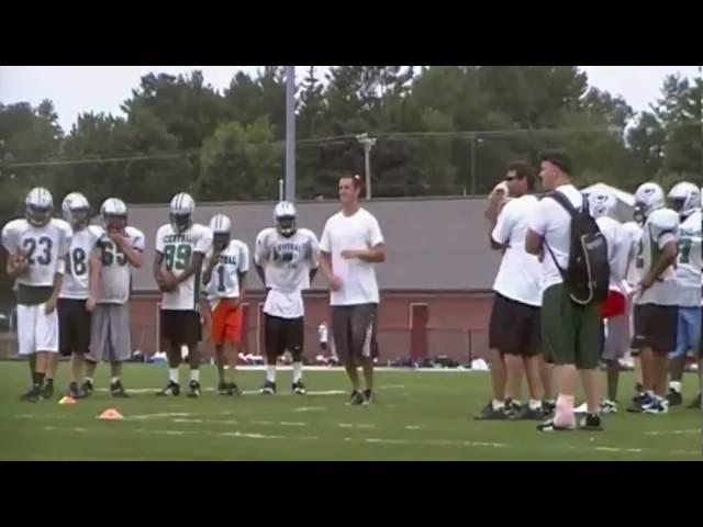 CJ at football camp July 2010