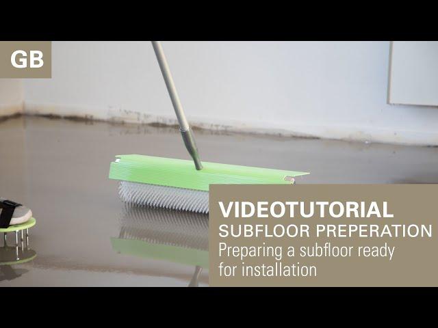 Subfloor preparation | Preparing a subfloor ready for installation GB