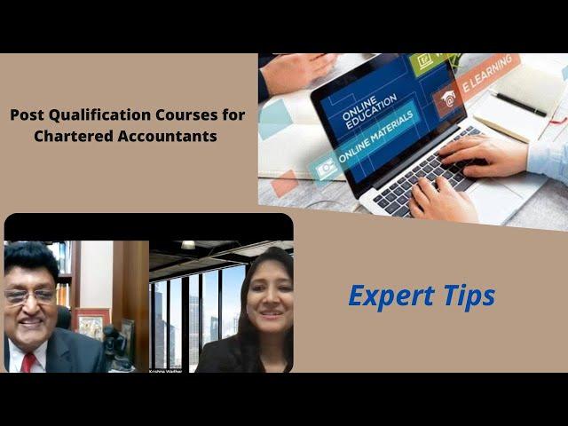 Post Qualification Courses for Chartered Accountant