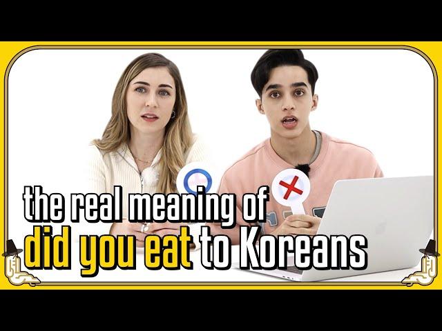 Why do Koreans keep saying "Did you eat?" l Korean Culture [Bap-Shim]