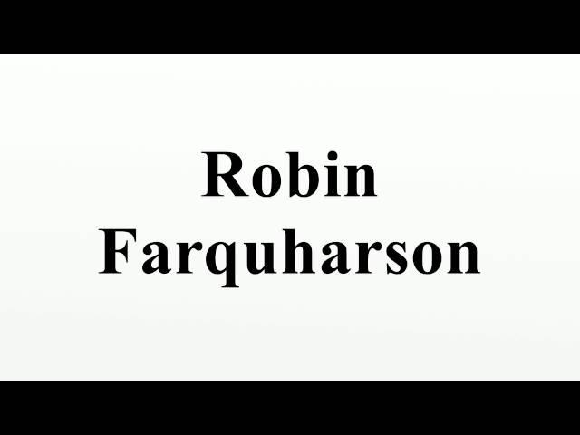 Robin Farquharson