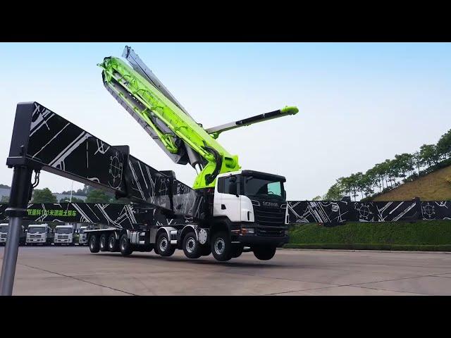 Zoomlion 101-meter carbon fiber boom pump truck