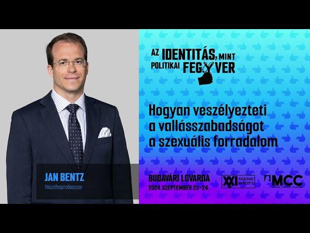 Jan Bentz - Válságban a nyugati nemi identitás