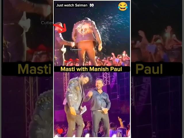 Salman Masti with Manish  Paul  ️ || #shorts #status #salmankhan