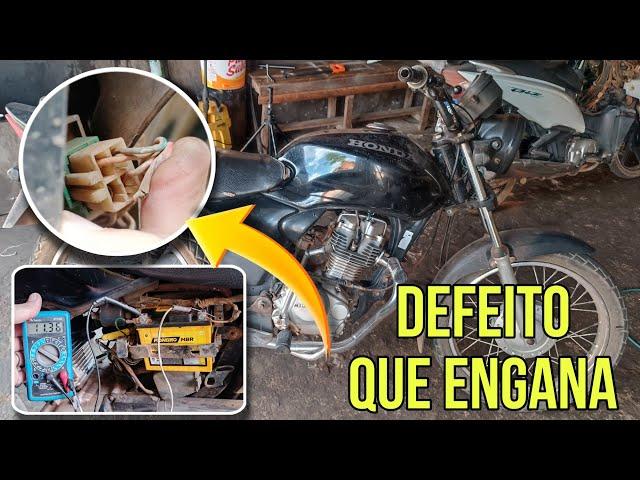 MOTO FALHANDO E ENGASGANDO RUIM PRA PEGAR as vezes o defeito engana