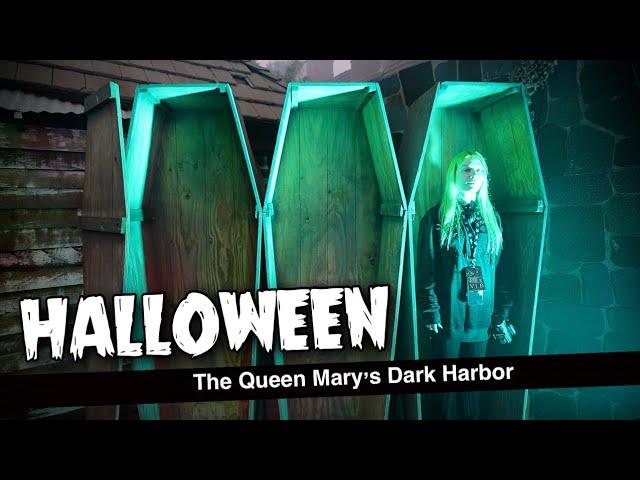 The Queen Mary's Dark Harbor - HALLOWEEN Haunt Walkthrough 4K