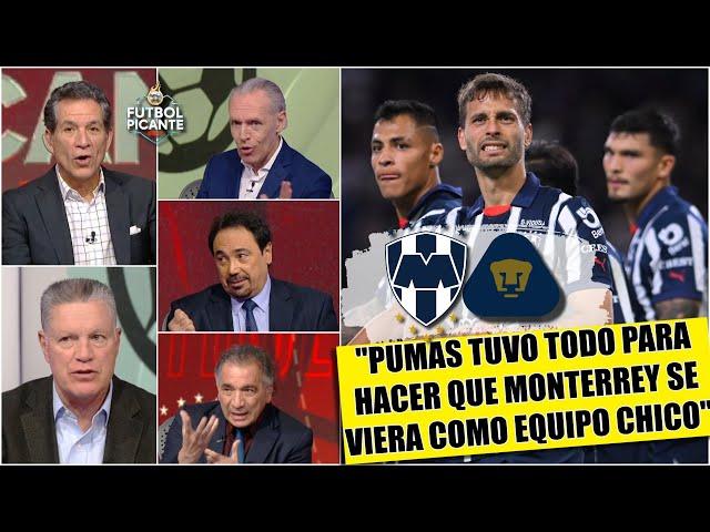 MONTERREY sacó victoria vs PUMAS con GOL de ÚLTIMO MOMENTO y con polémica arbitral | Futbol Picante