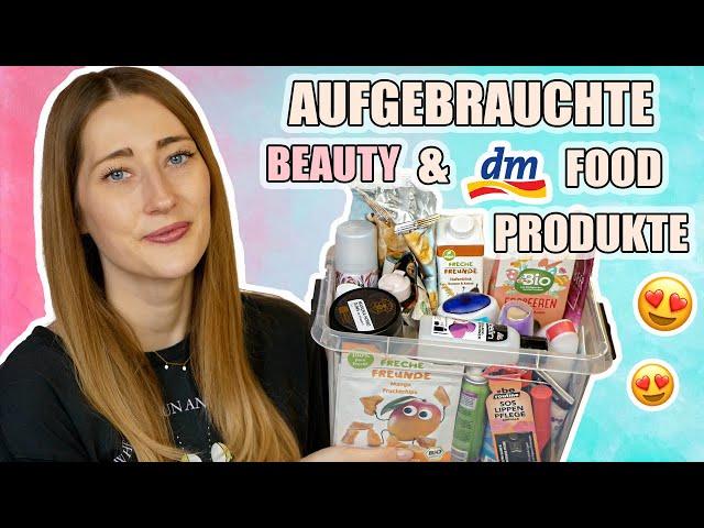 Aufgebrauchte Beauty + DM Food Produkte  Viele Favoriten Produkte I Stefanie Le