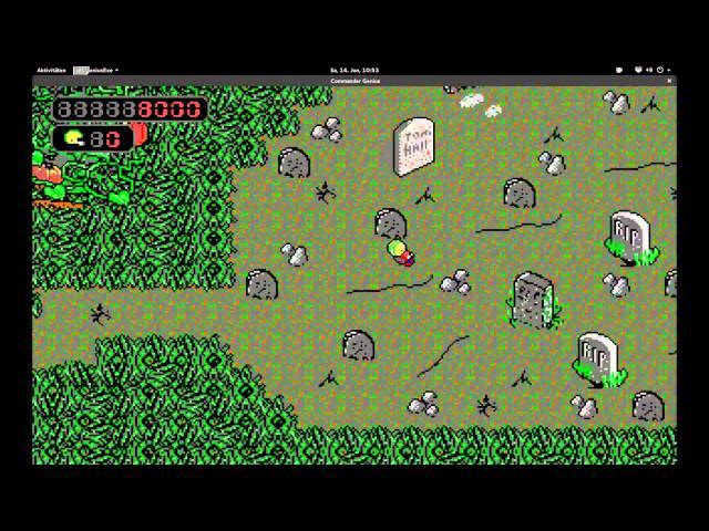 Commander Genius with Dosbox Fusion featuring Valentine Keen and Keen Dreams