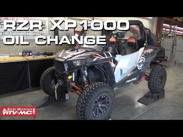 Polaris RZR XP 1000 Oil Change