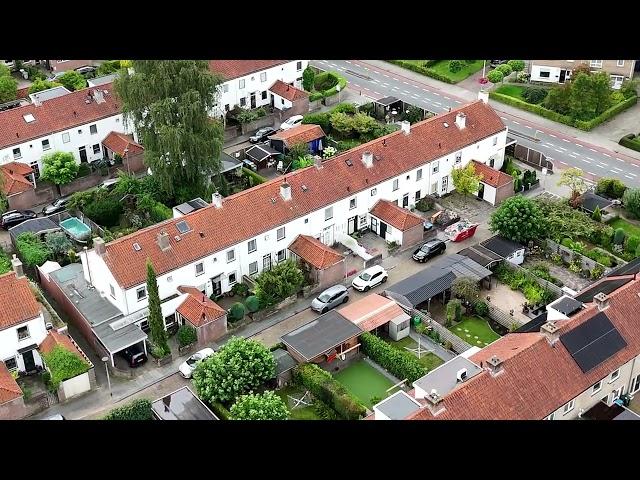 Almelo de Hofkamp Overijssel Netherlands Drone Flight Aug 2024 4K