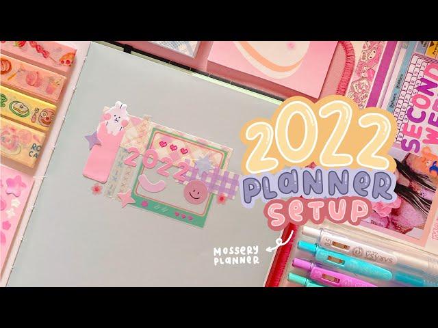 2022 PLANNER PLAN WITH ME: setup + decorate with me 