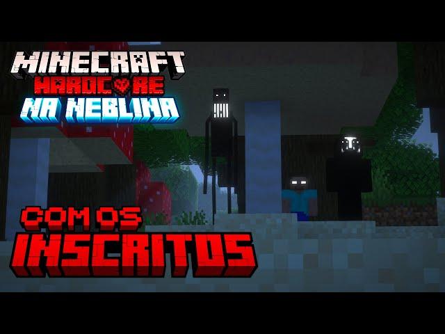 Sobrevivendo aos MORADORES com os INSCRITOS em um Mundo HARDCORE... Minecraft: From The Fog JAVA 