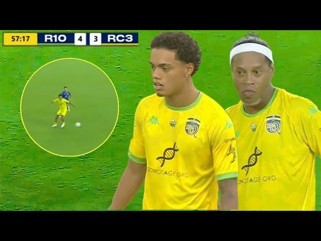 Joao Mendes „Ronaldinho Son“ zeigt sein Können gegen Roberto Carlos Team