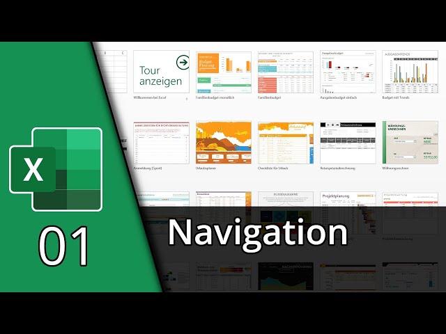 Excel lernen #01  Navigation und erste Funktionen