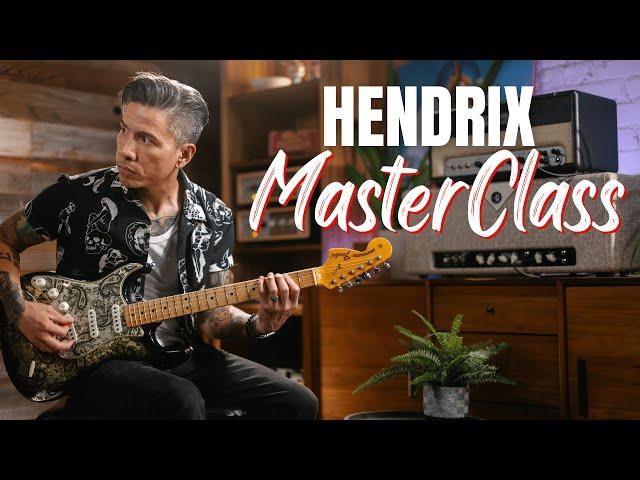 Hendrix Rhythm Masterclass With RJ Ronquillo - Hey Joe Style Double Stops 6ths And More