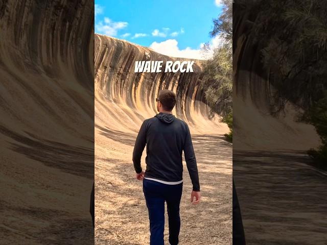 Wave Rock ‍️ #westernaustralia #waverock #roadtrip