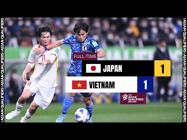 #AsianQualifiers - Group B | Japan 1 - 1 Vietnam