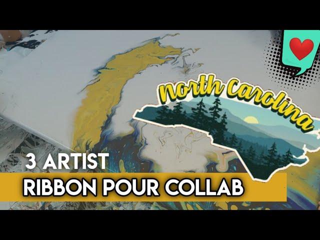 #58 ACRYLIC POURING WITH YOUR NEIGHBOR: NC ARTIST COLLABORATION 