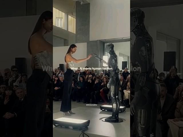 Yasmin Wijnaldum and Ameca closing "alone with the stars" #shotrs #runway #trending #edit #viral