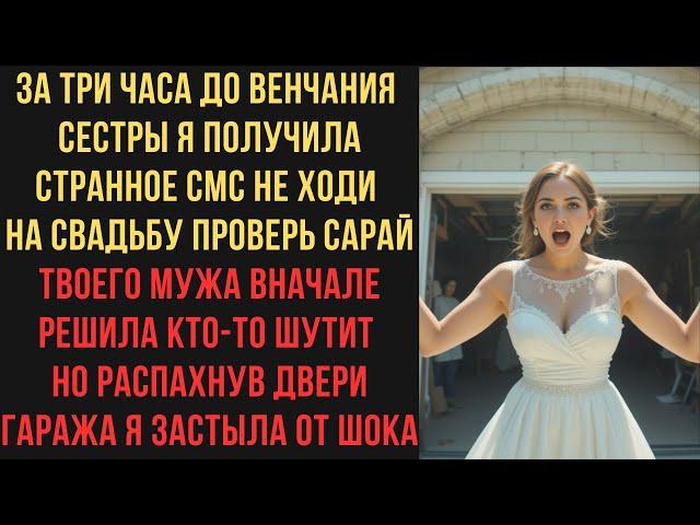 За три часа до венчания сестры я получила странное СМС Не ходи на свадьбу Проверь сарай твоего мужа