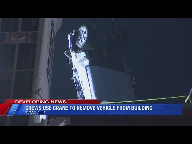 Vehicle removed from building at Bally's