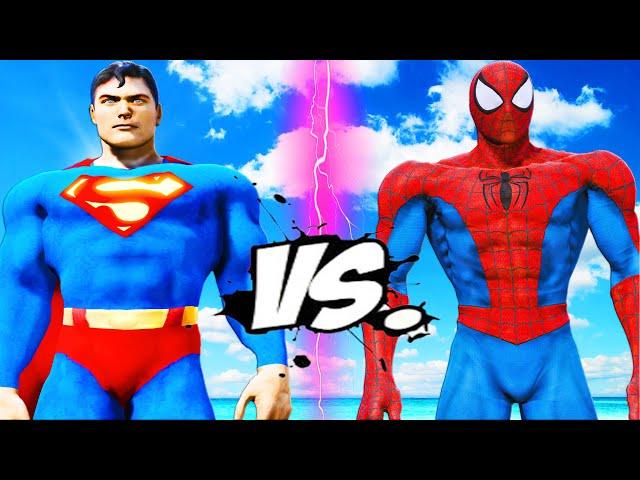 SUPERMAN VS SPIDERMAN - EPIC BATTLE