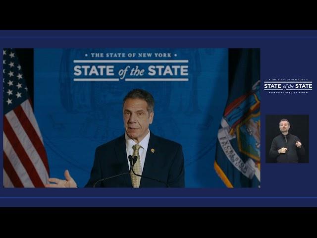 ASL: Governor Cuomo Delivers Third 2021 State of the State Address