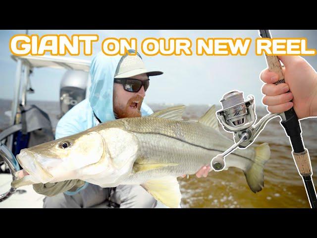 Fishing for GIANTS with our NEW $149 Reel