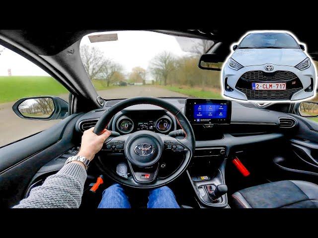 Toyota Yaris 2023 GR Sport | 1.5 hybrid 116 hp CVT | POV test drive | 0-100 | 2022