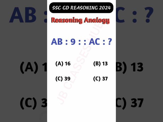 Reasoning SSC GD,2024 reasoning Analogy set, reasoning Analogy practice set 2024