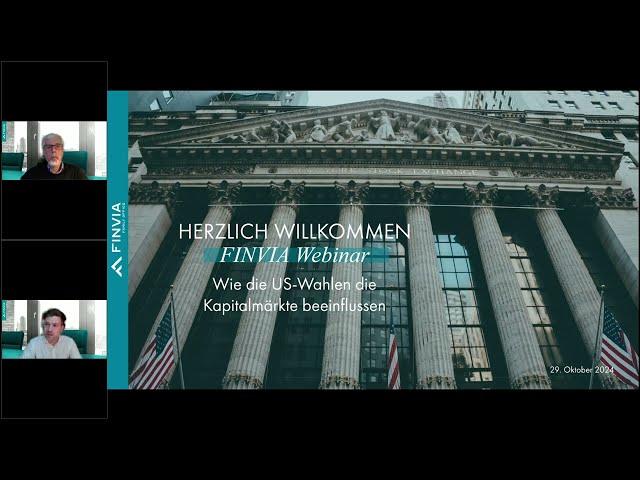 FINVIA Webinar: Wie die US-Wahlen die Kapitalmärkte beeinflussen (mit Reinhard Panse)