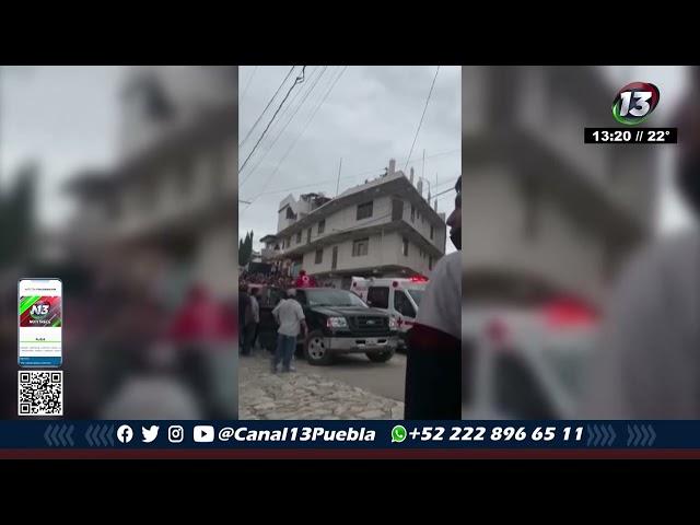 #Canal13Puebla  Atropellan a 13 personas durante cortejo fúnebre en Tepeaca.