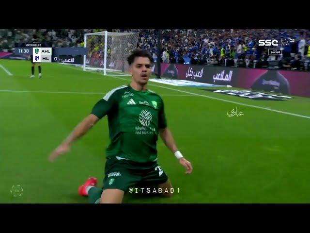 هدف الاهلي الاول على الهلال|غابري فيغا مجنوووون تلاعب بياسين بونو