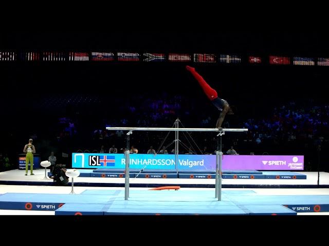 RICHARD Frederick (USA)_2023 Artistic Worlds, Antwerp (BEL)_Qualifications_Parallel Bars