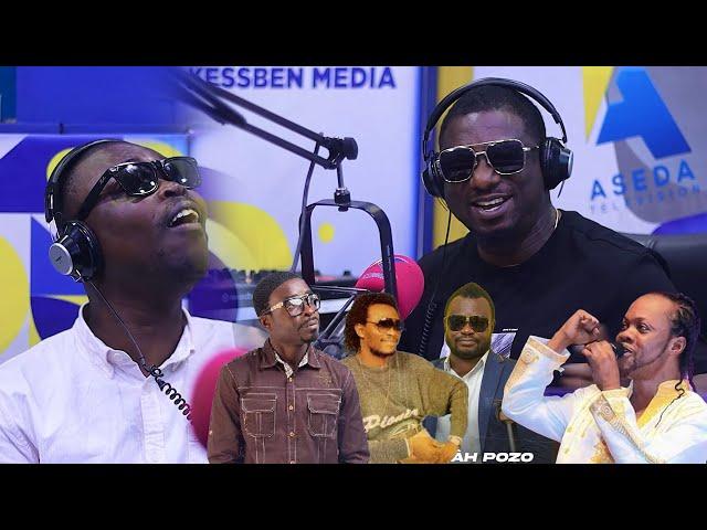 Wow As Blind Bulgarian Duodu Sings DL, Adomako Nyameky3, Daasebre, Tommy Wiredu Word To Word With Dj