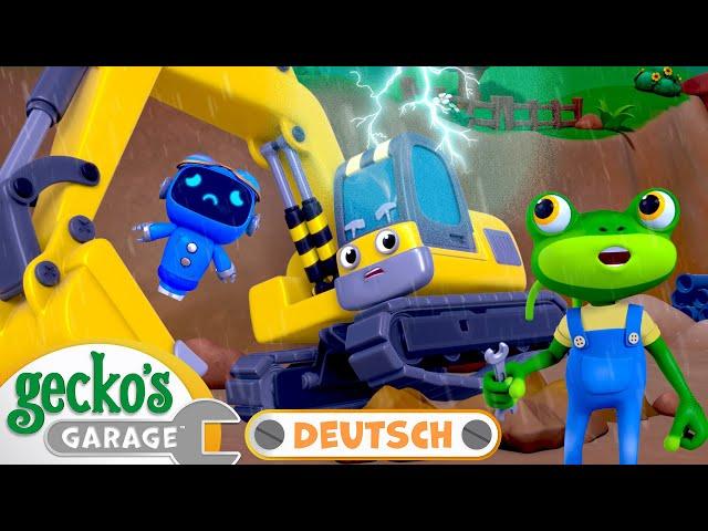 Notfall im Unwetter｜40-minütige Zusammenstellung｜Geckos Garage｜LKW für Kinder