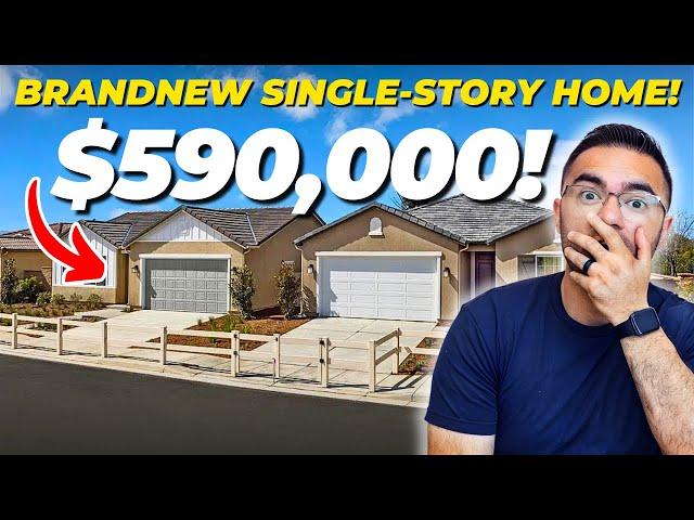 Brand New SINGLE-STORY HOMES for Sale in RIVERSIDE California | Southern California Home Tour!