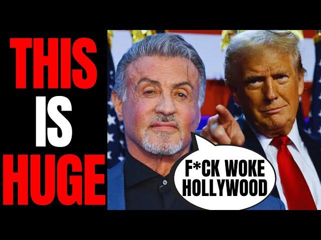 Sylvester Stallone Tells Woke Hollywood To F*CK OFF And Embraces Donald Trump