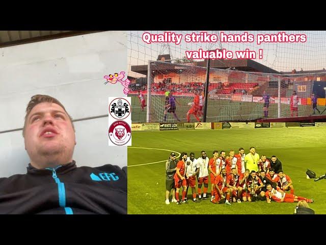 Roe cross 0-1 Dom Doyle Panthers matchday vlog *Quality finish seals panthers successfully season!*
