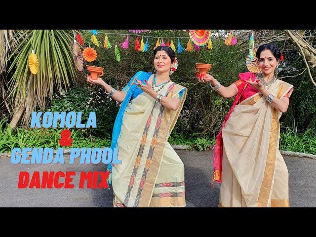 Bengali Dance Mix- Komola x Genda Phool | Dancerianss Bangla Inspired Choreography