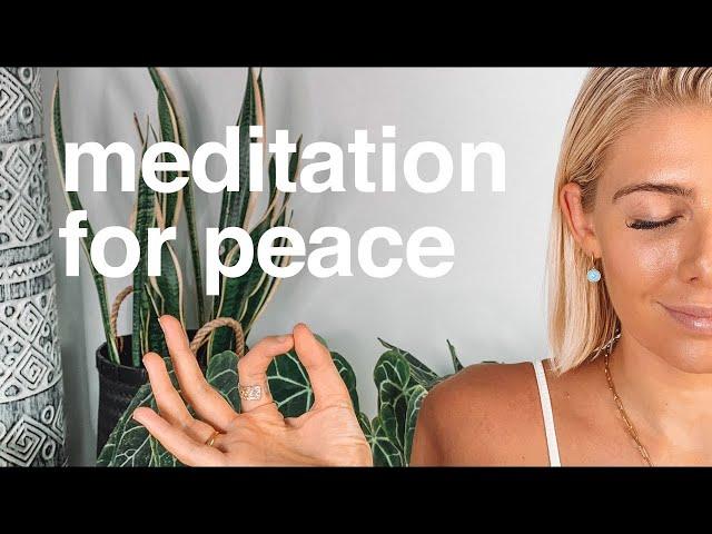 GUIDED MEDITATION FOR PEACE / EASY & POWERFUL